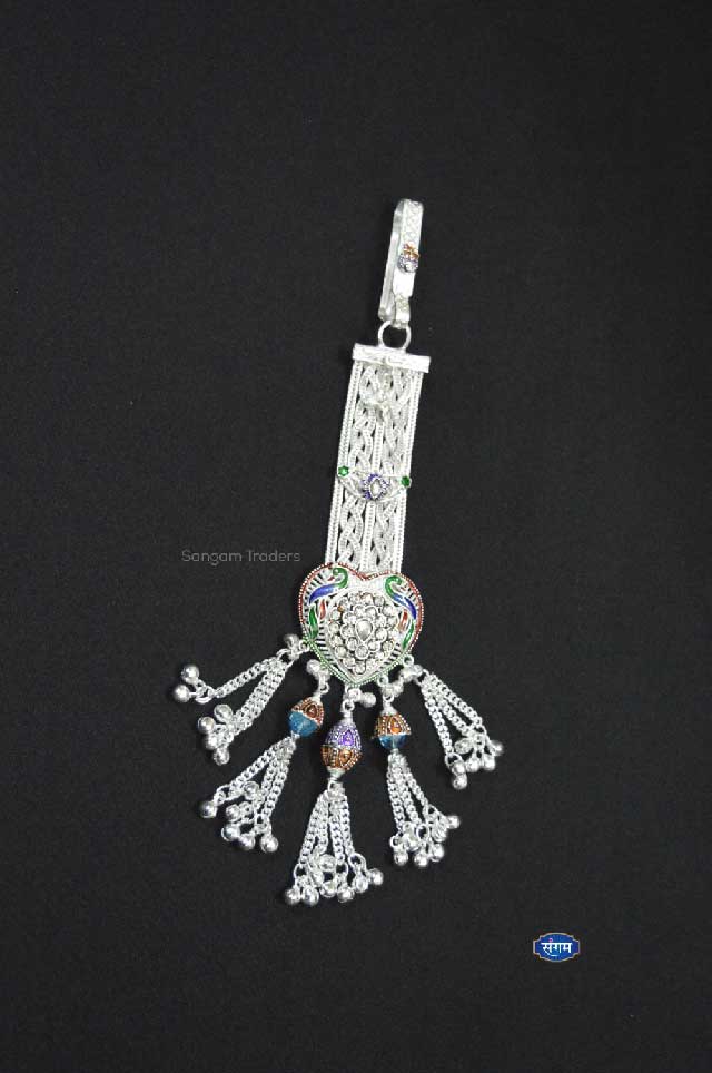 silver chatka key chain